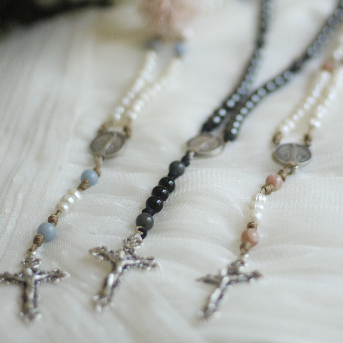 Song of Songs Wedding Rosary Set | The Shield & The Pearl | Couples Rosaries