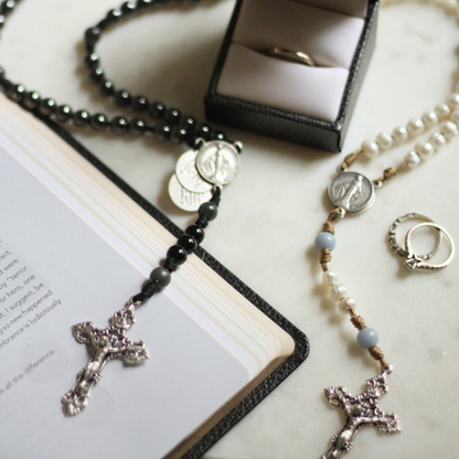 Song of Songs Wedding Rosary Set | The Shield & The Pearl | Couples Rosaries